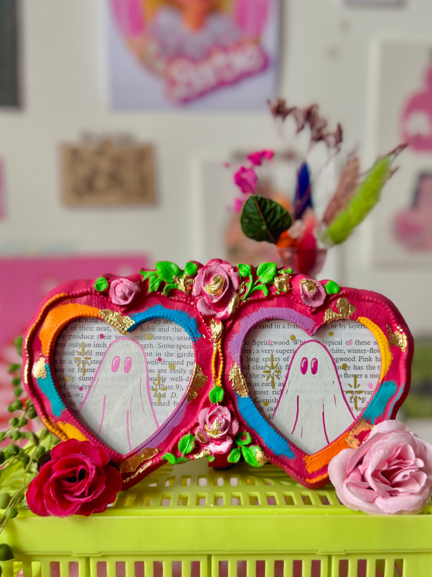 Heart of Roses Duo Ghost Frame