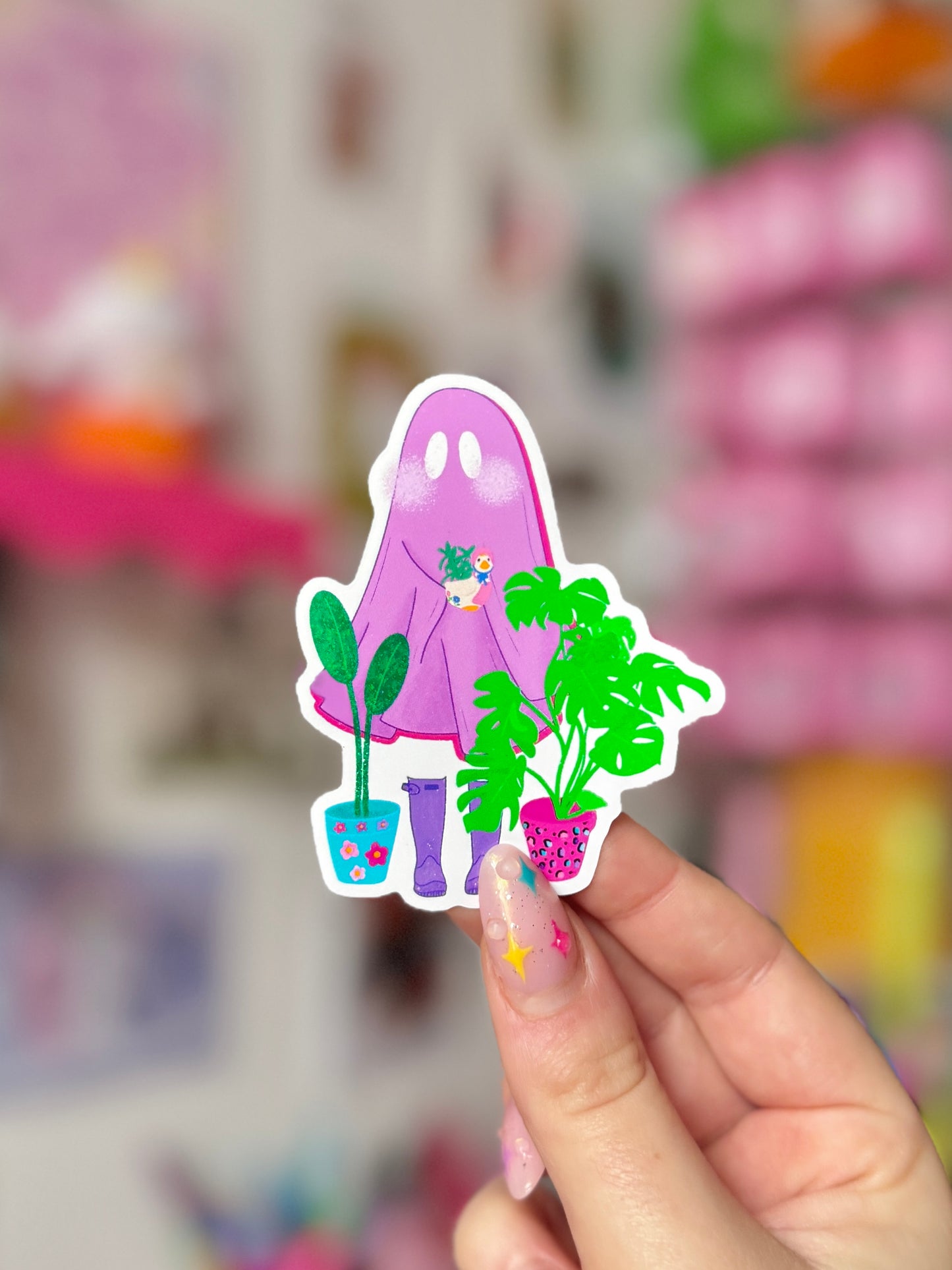 Plant Ghost Sticker