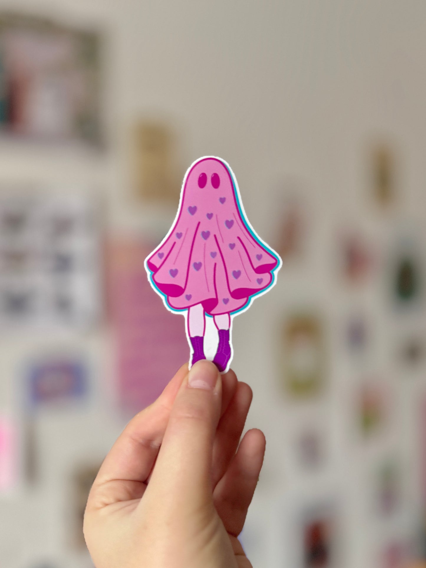 Ghost Girl Sticker (old version)