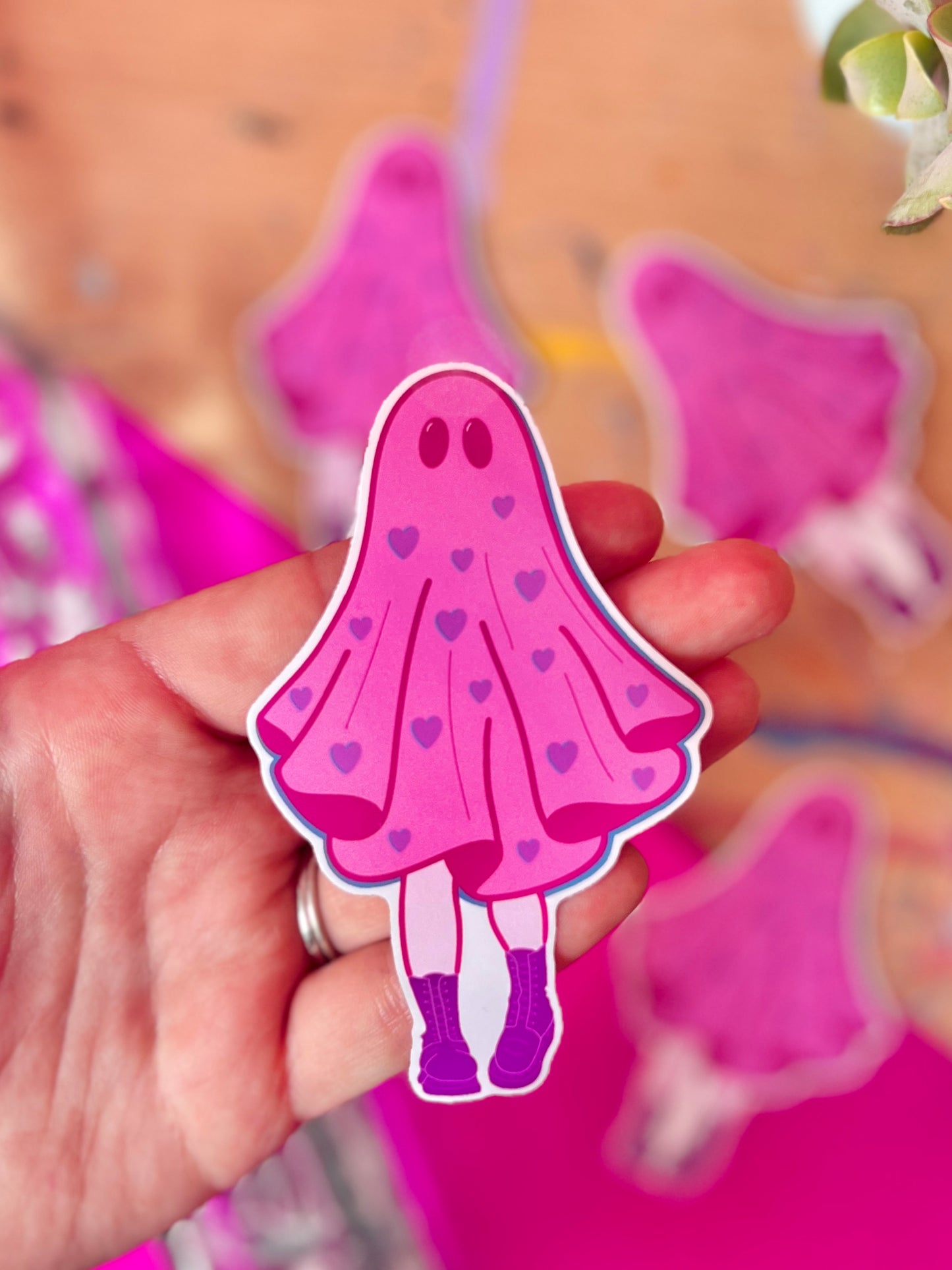 Ghost Girl Sticker (old version)