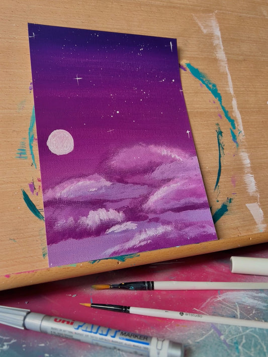 Magenta Skies A5 Print