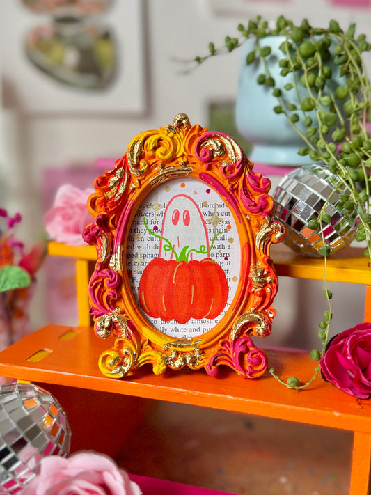 Pumpkin Pie Ghost Frame