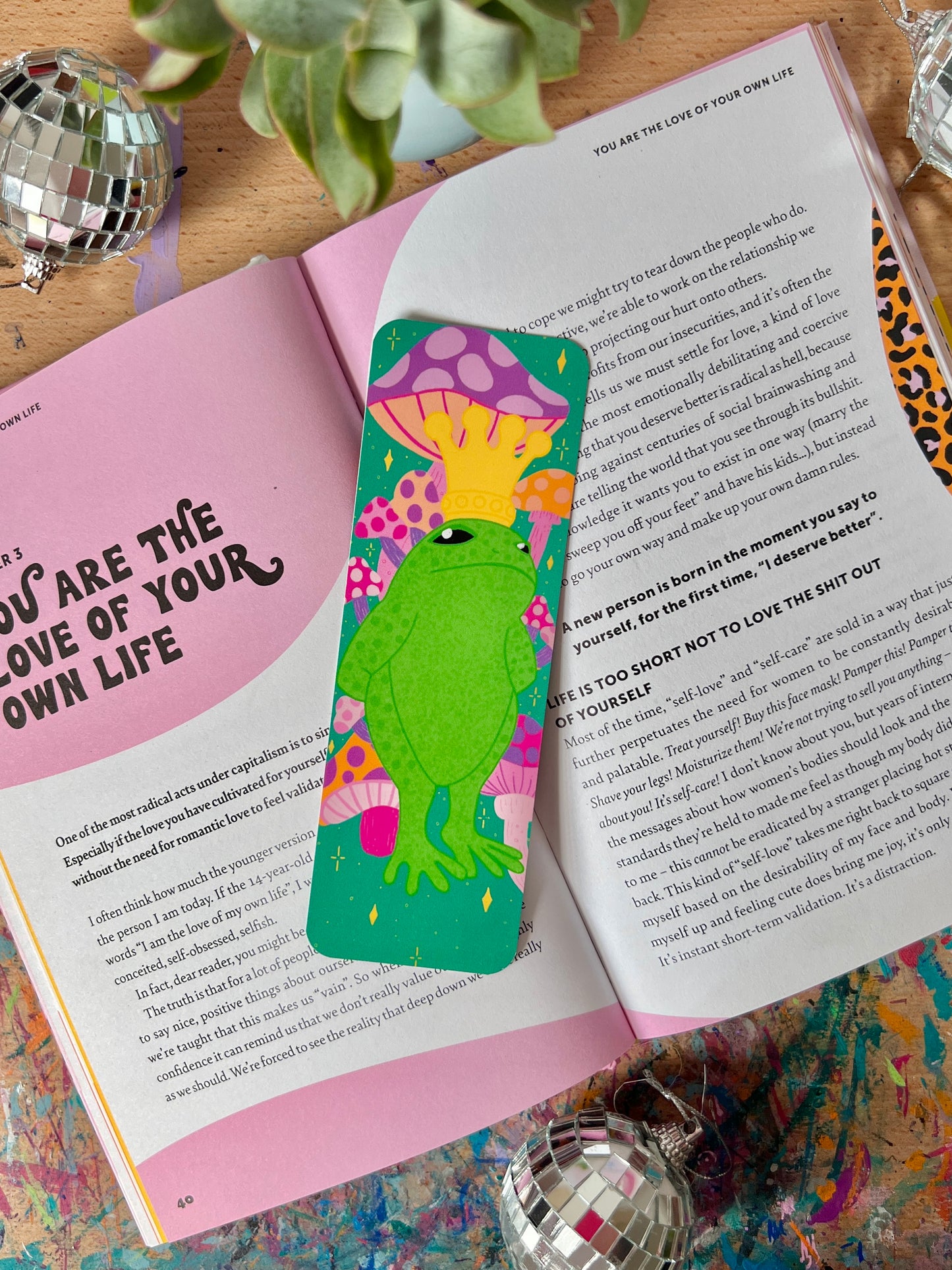 Frog King Bookmark