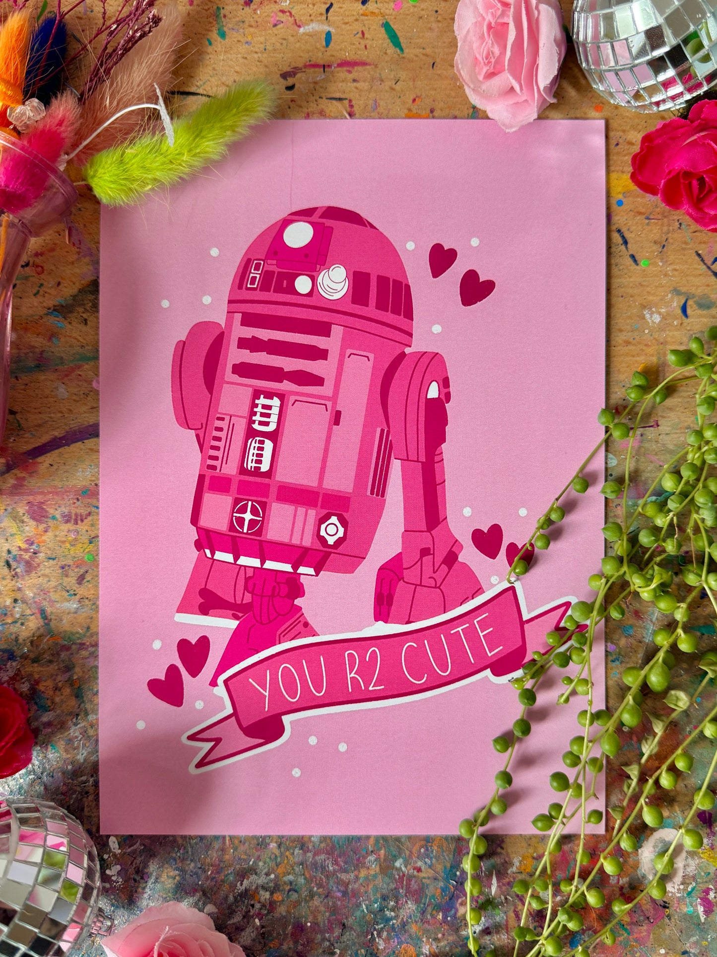 You R 2 Cute A5 Print