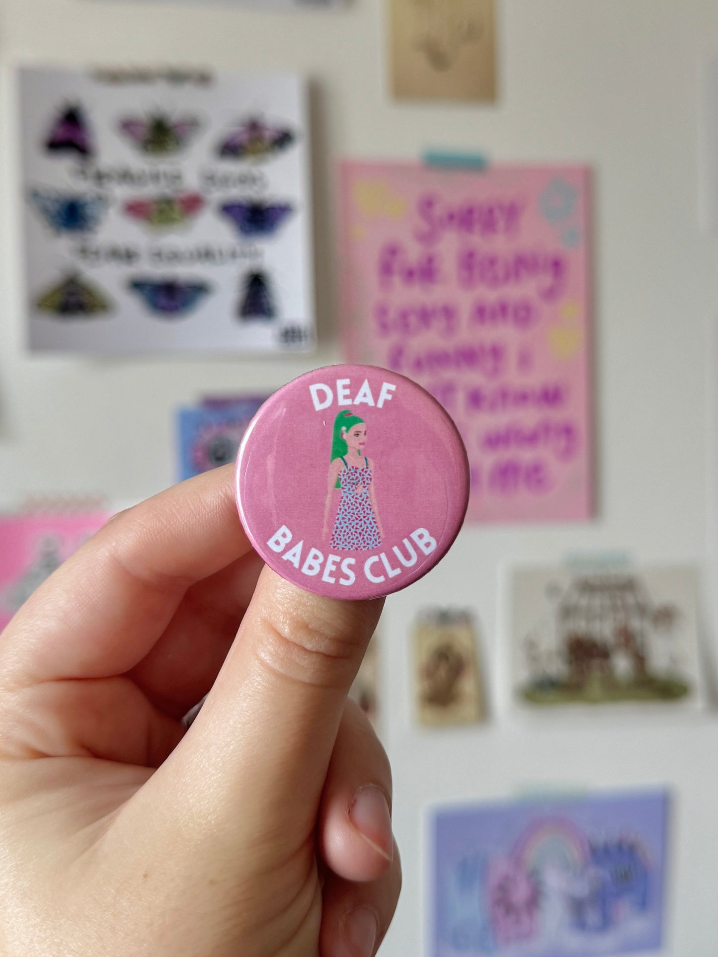 Deaf Babes Club Badge