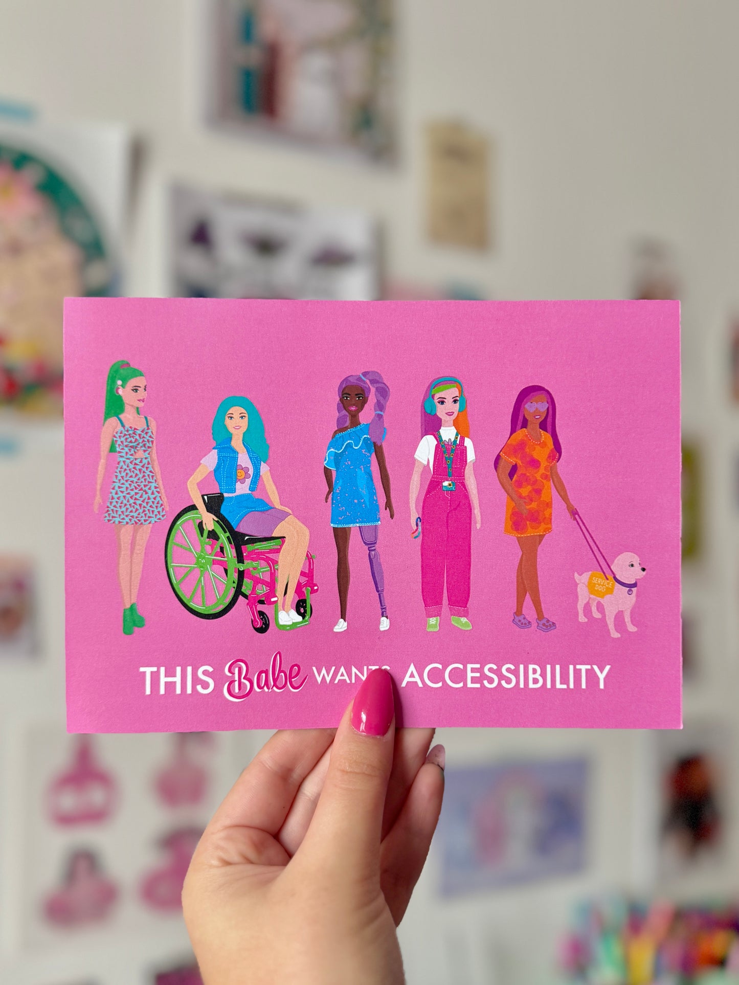 Disabled Babes A5 Print