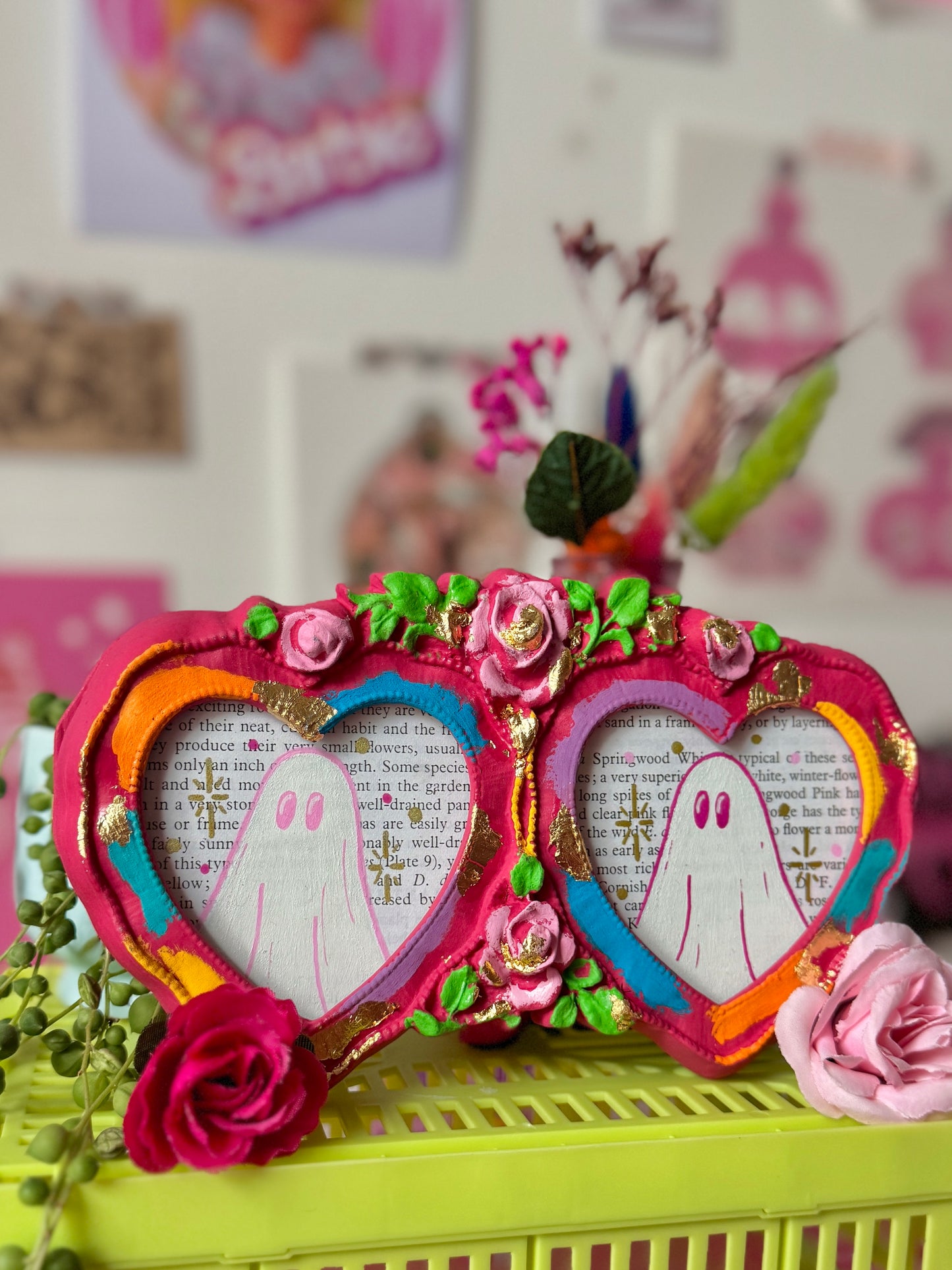 Heart of Roses Duo Ghost Frame