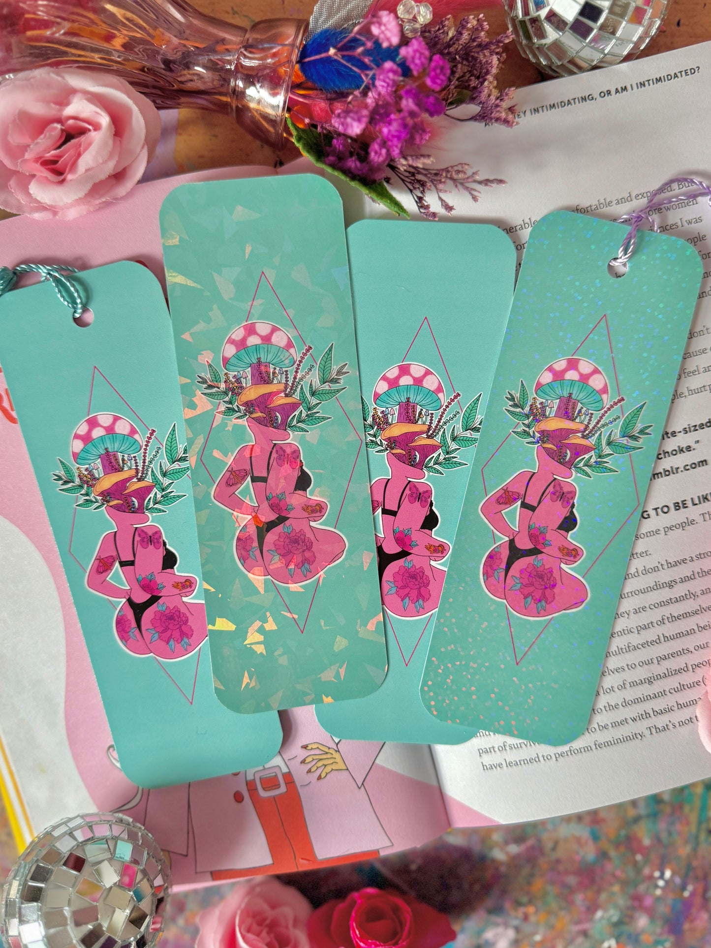 Mushroom Girl Bookmark