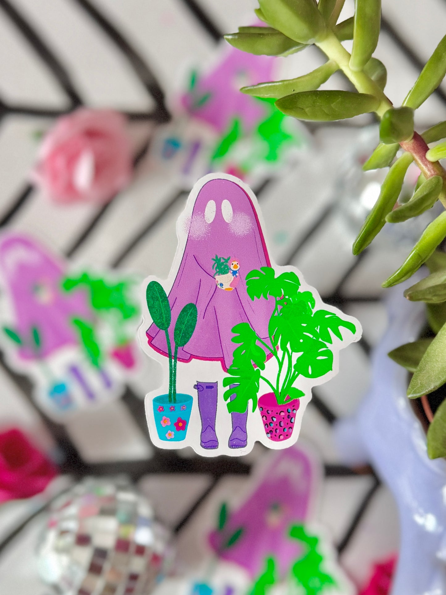 Plant Ghost Sticker