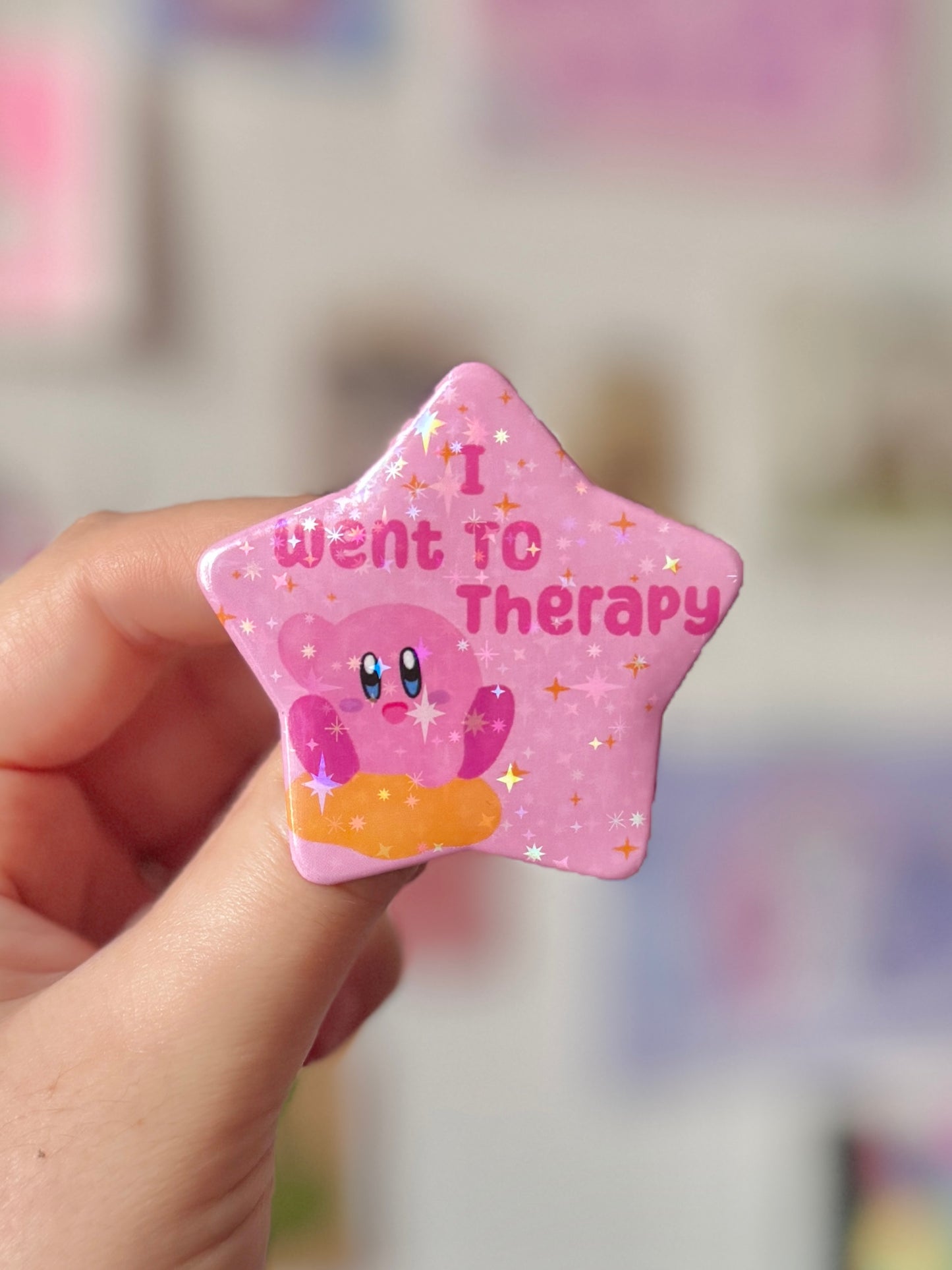 I Went To Therapy Star Badge