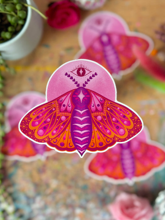 Moon Moth Sticker