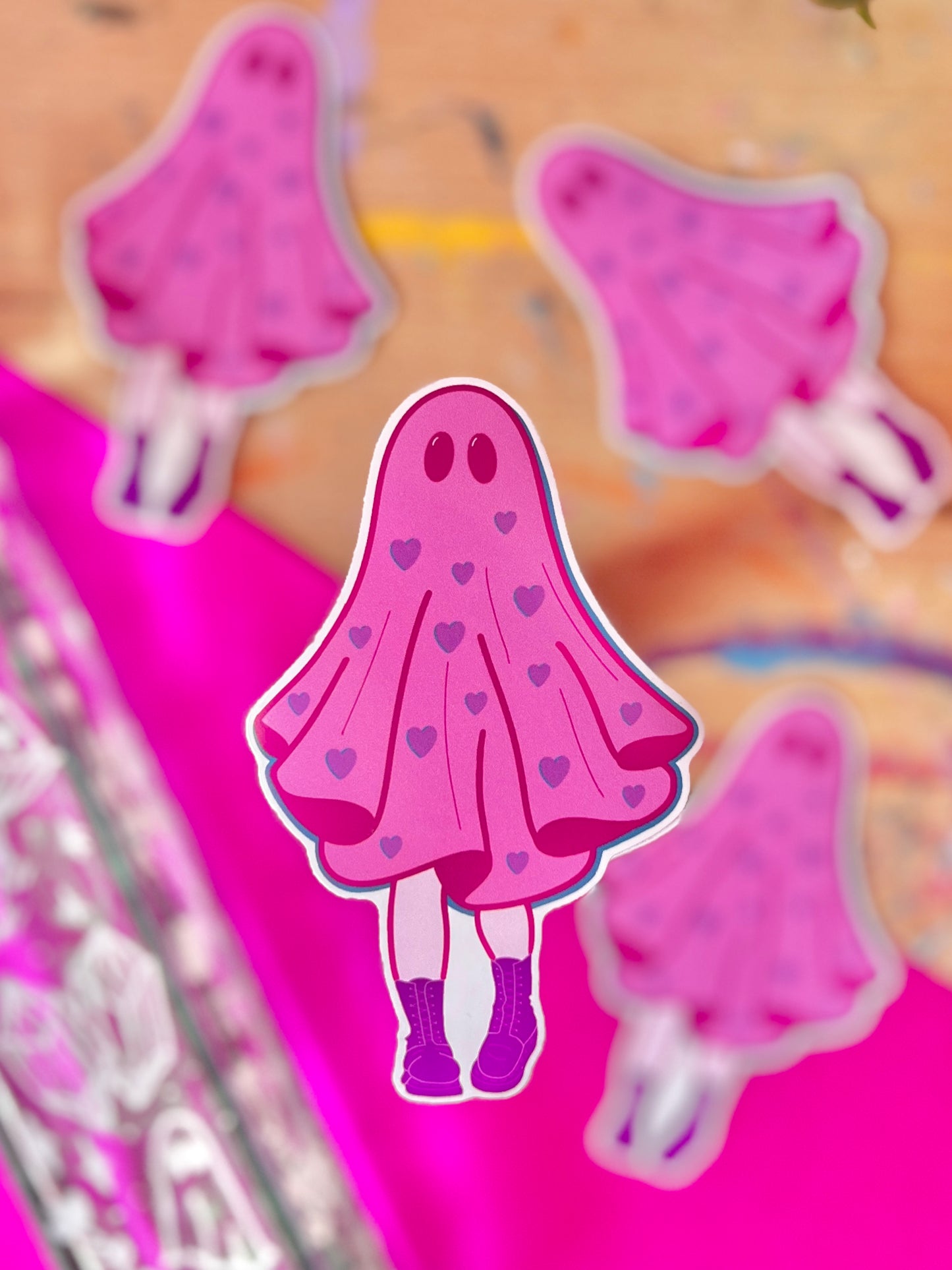 Ghost Girl Sticker (old version)