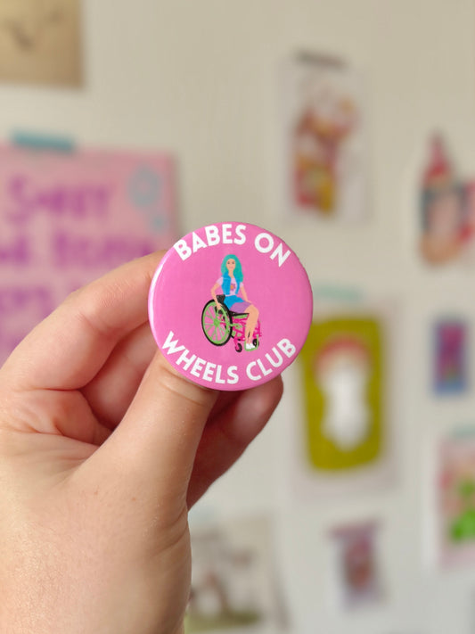 Babes on Wheels Club Badge