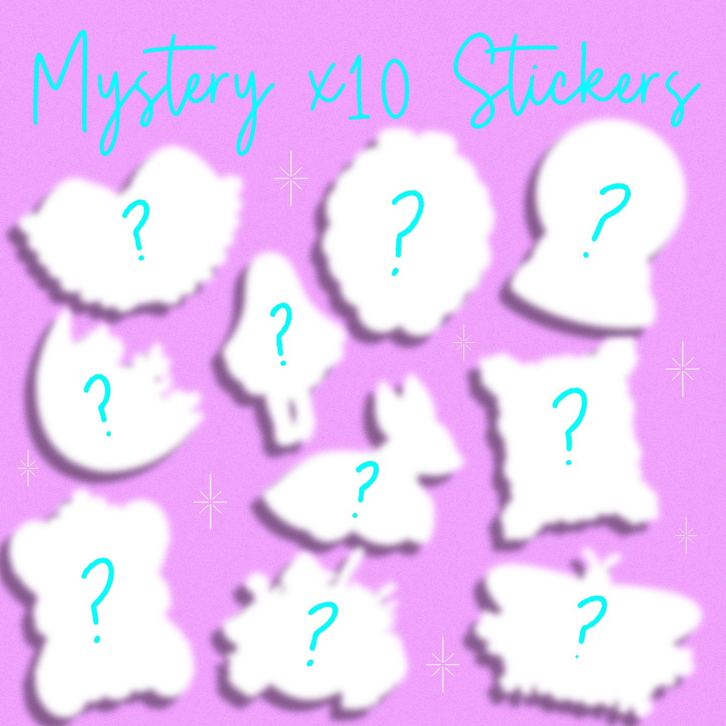 Mystery x10 Stickers Bundle