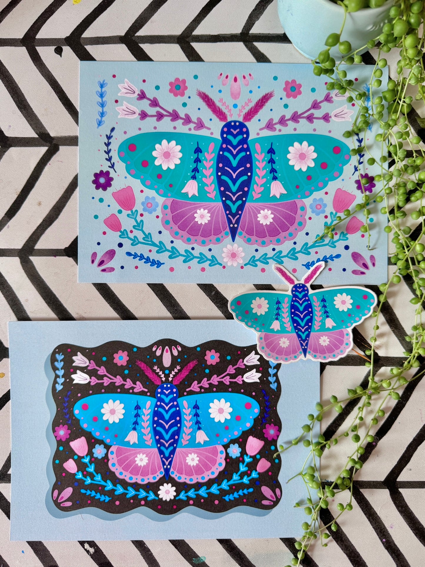 Teal Moth Bundle