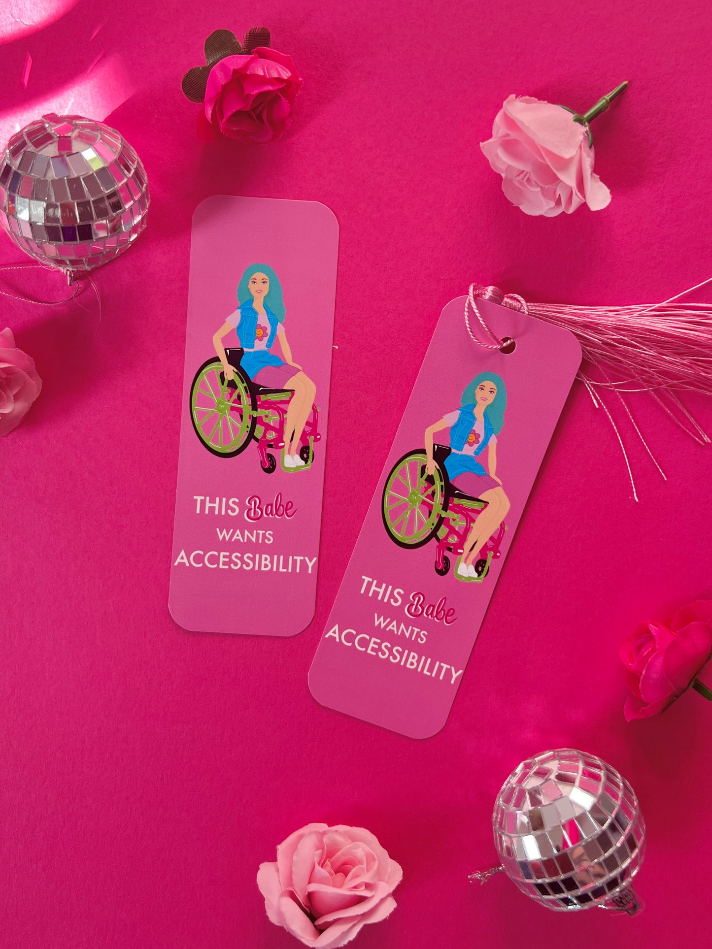 Wheelchair Babe Bookmark